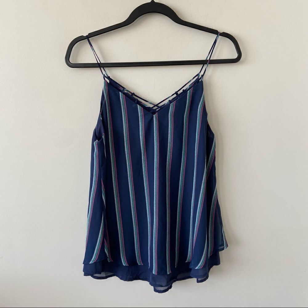 SIENNA Sky Stripe Flowy Camisole